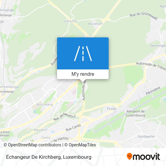 Échangeur De Kirchberg plan