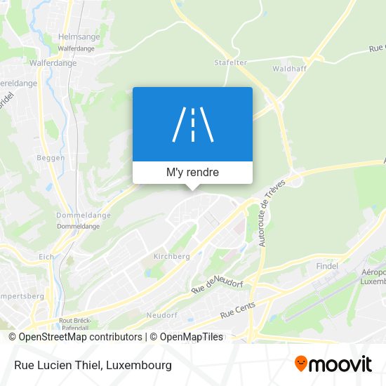 Rue Lucien Thiel plan