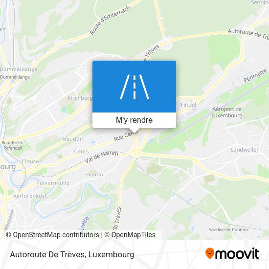 Autoroute De Trèves plan