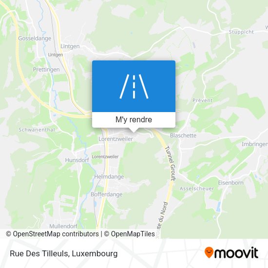 Rue Des Tilleuls plan