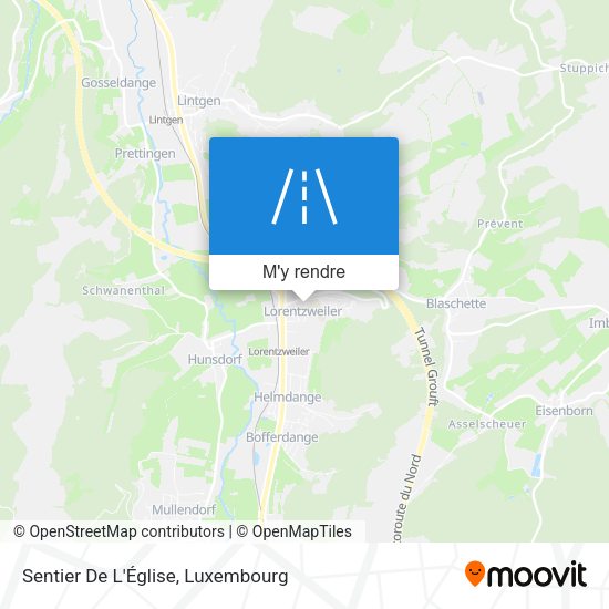Sentier De L'Église plan