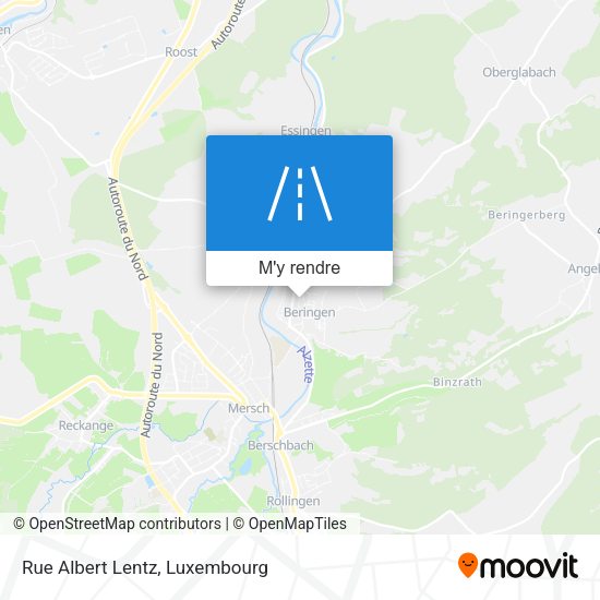 Rue Albert Lentz plan