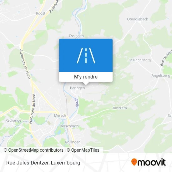 Rue Jules Dentzer plan