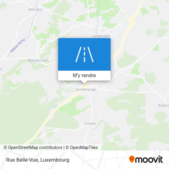 Rue Belle-Vue plan