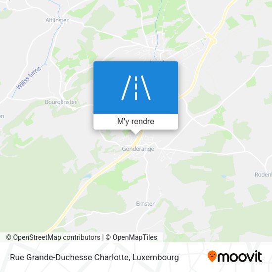 Rue Grande-Duchesse Charlotte plan