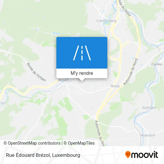 Rue Édouard Brézol plan