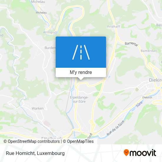 Rue Homicht plan