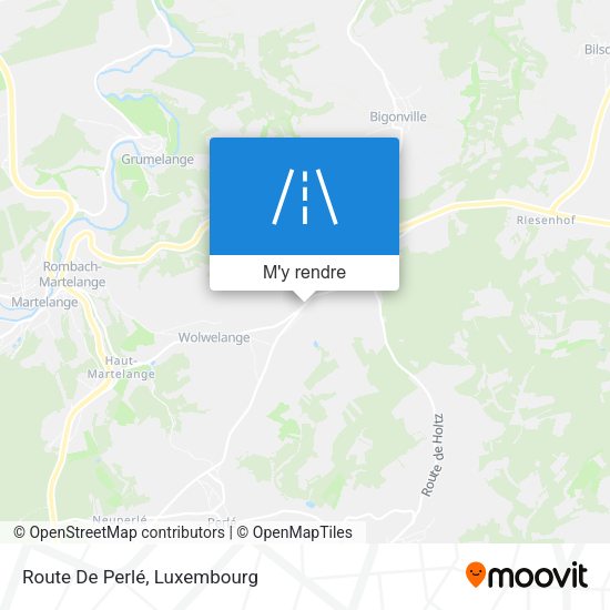 Route De Perlé plan