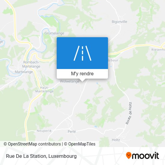 Rue De La Station plan