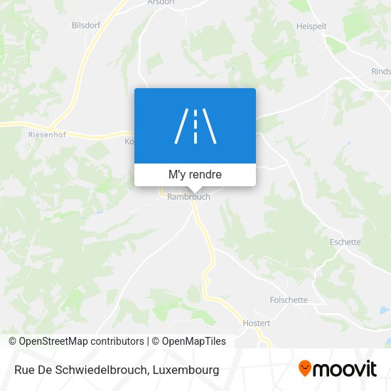 Rue De Schwiedelbrouch plan