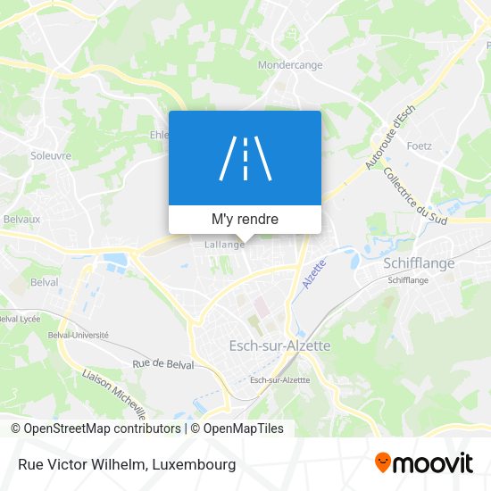 Rue Victor Wilhelm plan