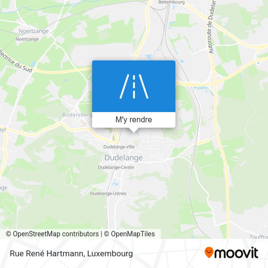 Rue René Hartmann plan
