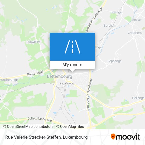 Rue Valérie Strecker-Steffen plan