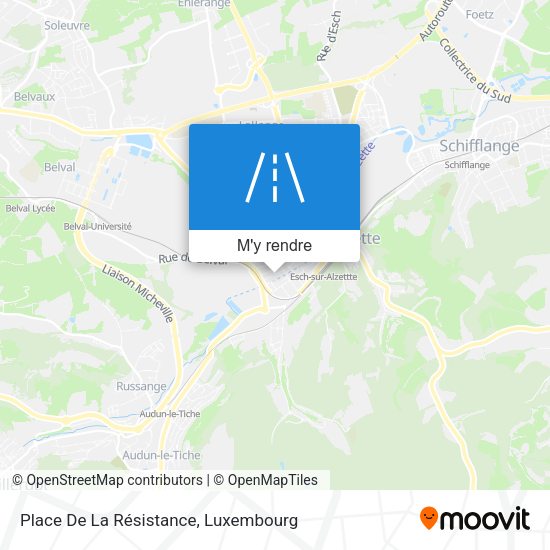 Place De La Résistance plan