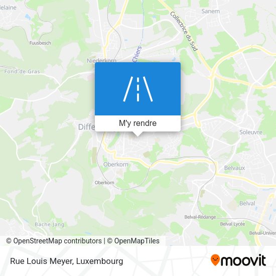 Rue Louis Meyer plan
