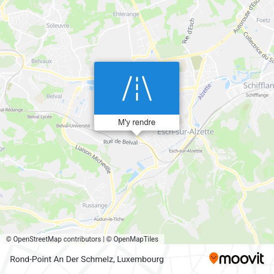 Rond-Point An Der Schmelz plan
