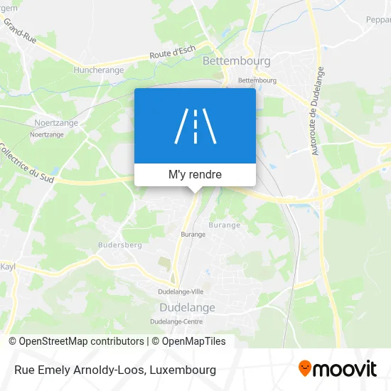 Rue Emely Arnoldy-Loos plan