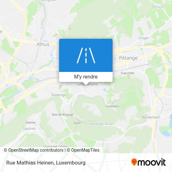 Rue Mathias Heinen plan