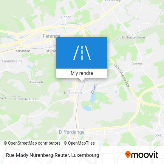 Rue Mady Nürenberg-Reuter plan