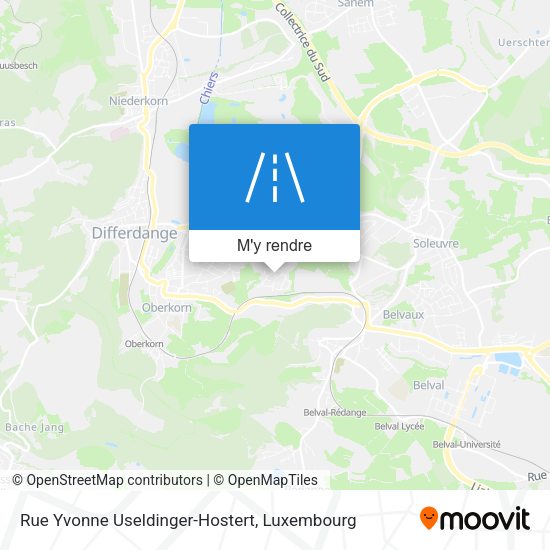 Rue Yvonne Useldinger-Hostert plan