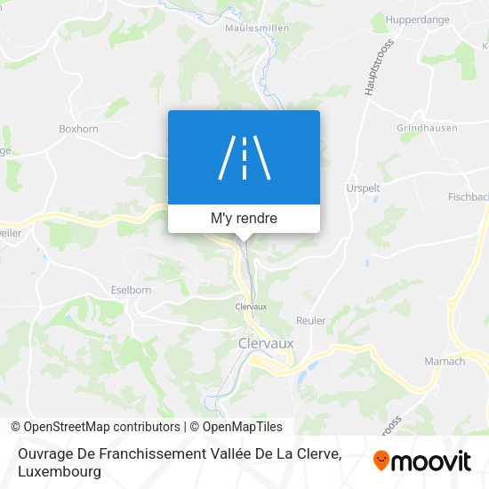 Ouvrage De Franchissement Vallée De La Clerve plan