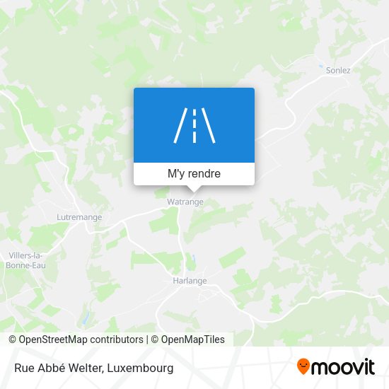 Rue Abbé Welter plan