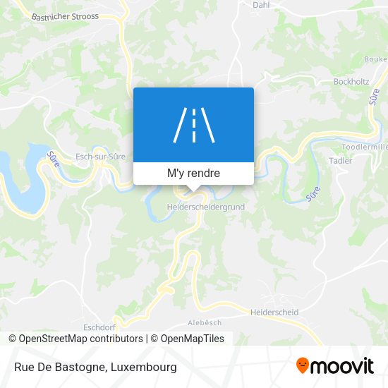 Rue De Bastogne plan