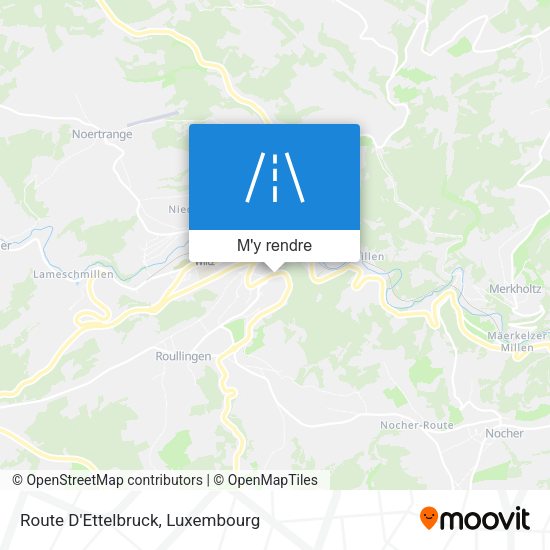 Route D'Ettelbruck plan