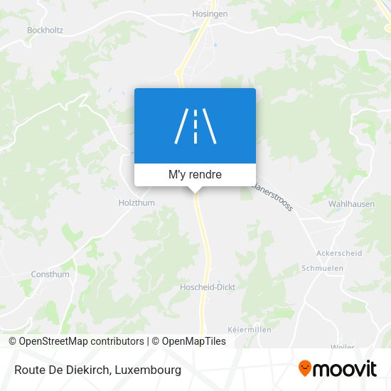 Route De Diekirch plan