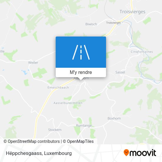 Hëppchesgaass plan