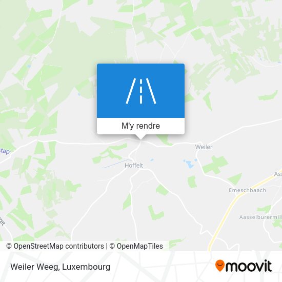 Weiler Weeg plan