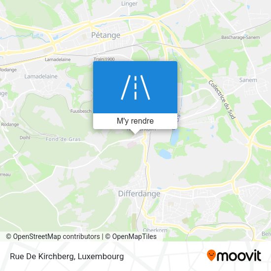 Rue De Kirchberg plan
