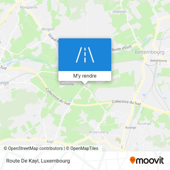 Route De Kayl plan