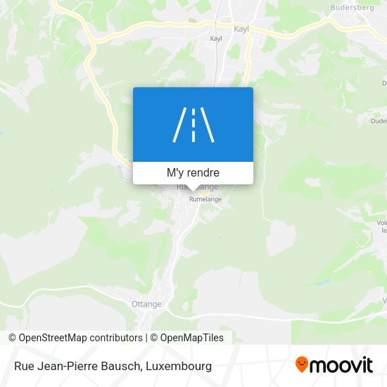 Rue Jean-Pierre Bausch plan