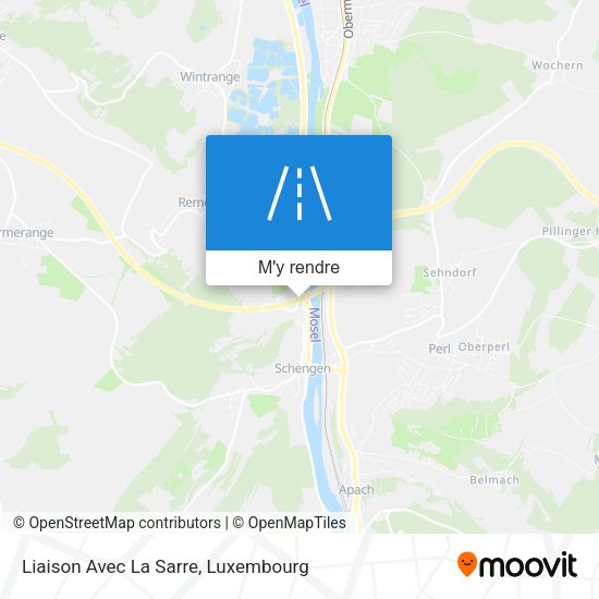 Liaison Avec La Sarre plan