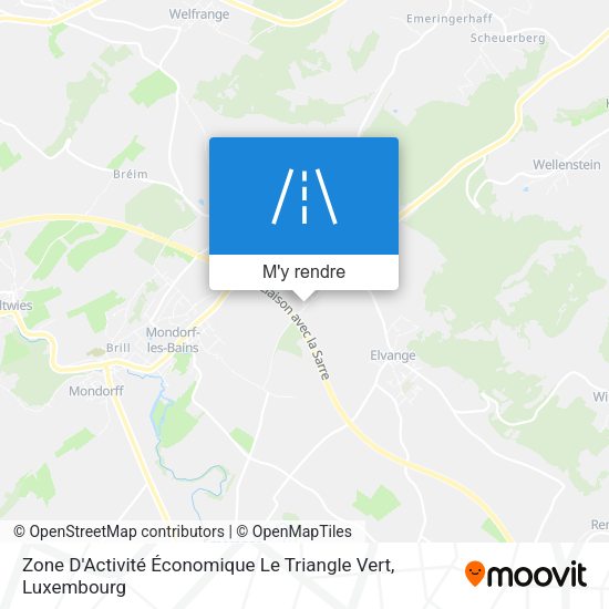 Zone D'Activité Économique Le Triangle Vert plan