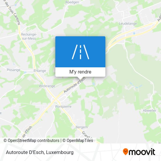 Autoroute D'Esch plan