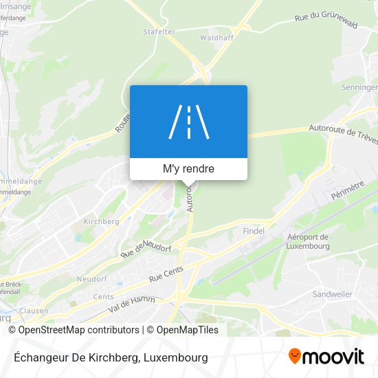 Échangeur De Kirchberg plan