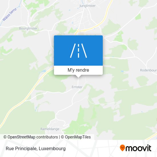 Rue Principale plan
