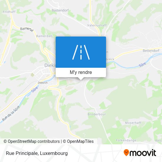 Rue Principale plan