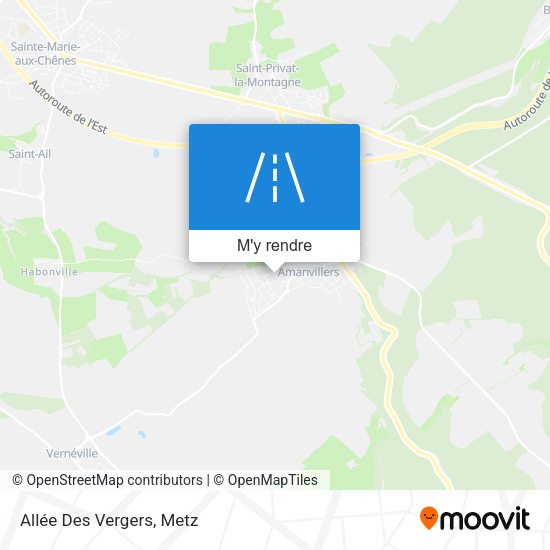 Allée Des Vergers plan