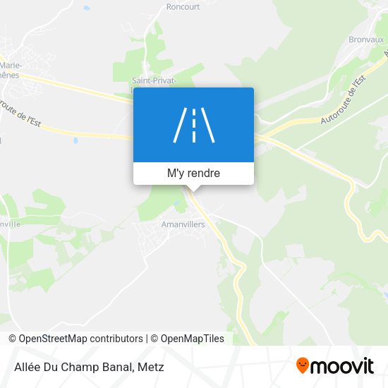 Allée Du Champ Banal plan
