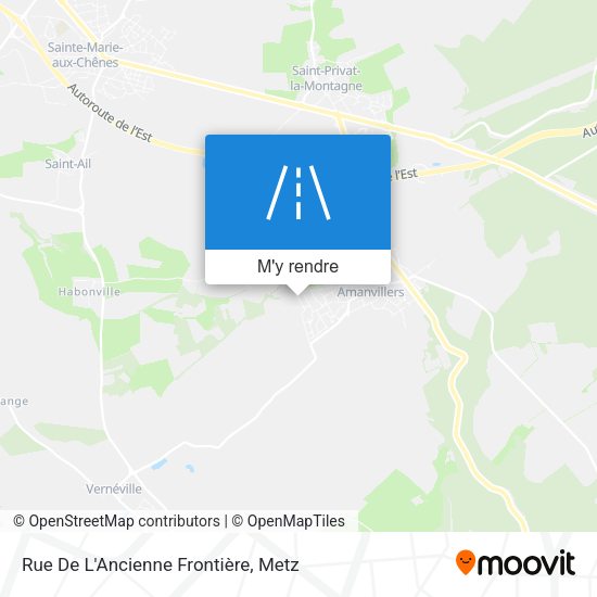 Rue De L'Ancienne Frontière plan