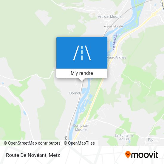 Route De Novéant plan