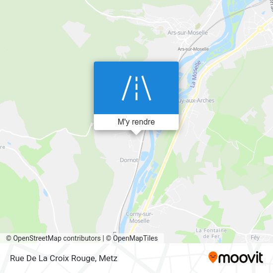 Rue De La Croix Rouge plan