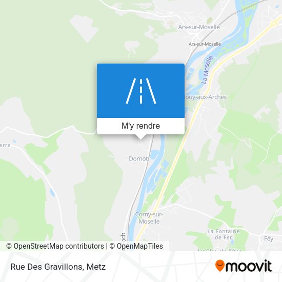 Rue Des Gravillons plan