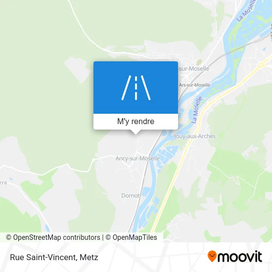 Rue Saint-Vincent plan