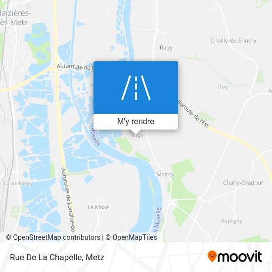 Rue De La Chapelle plan