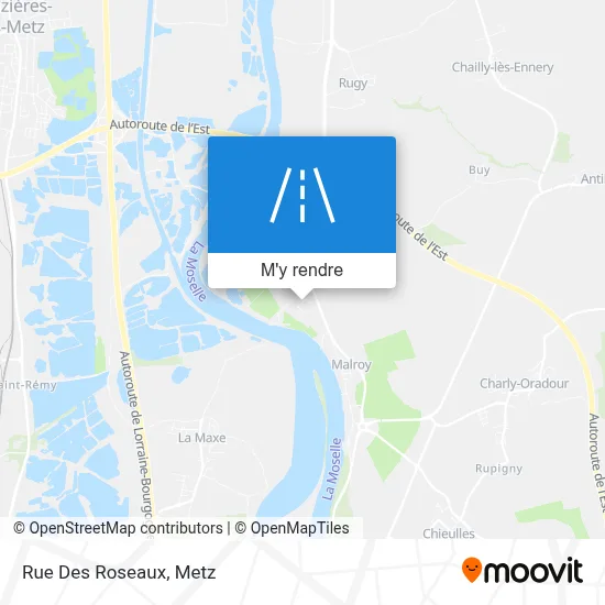 Rue Des Roseaux plan