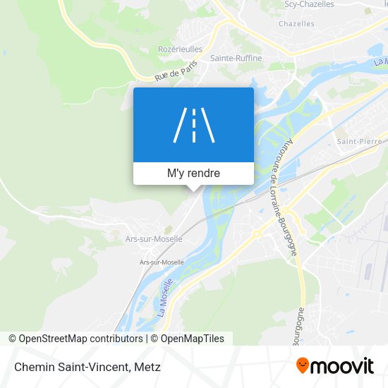 Chemin Saint-Vincent plan